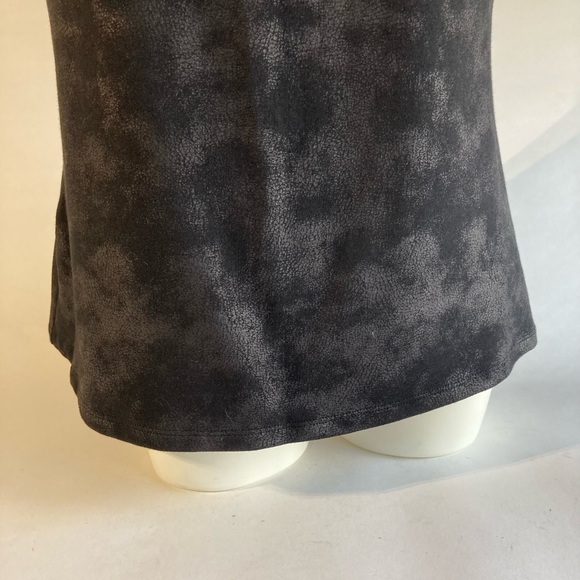 I.N.C International Concepts Black Cotton Rayon Short Sleeve Top size L - Picture 3 of 12